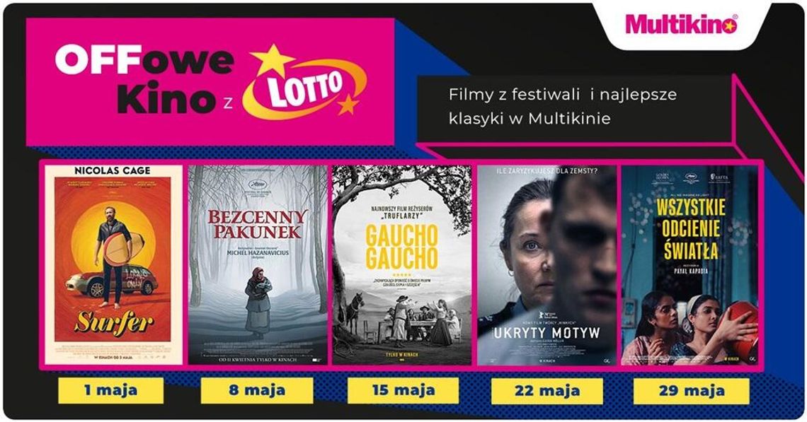 Maj z „OFFowym Kinem z Lotto” w Multikinie!