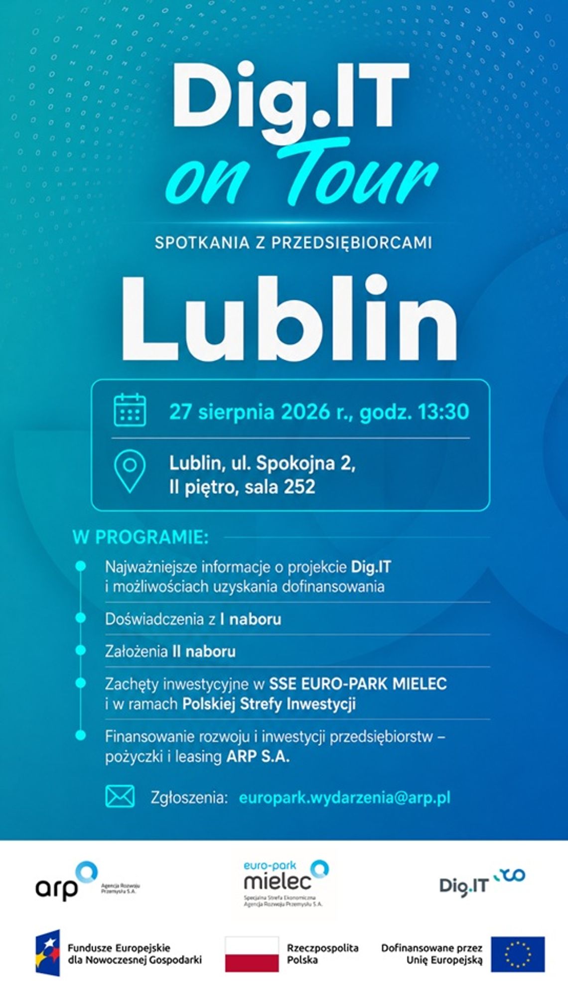 Miliony na cyfryzację firm. W Lublinie eksperci ARP pokażą, jak sięgnąć po wsparcie Miliony na cyfryzację firm. W Lublinie eksperci ARP pokażą, jak sięgnąć po wsparcie