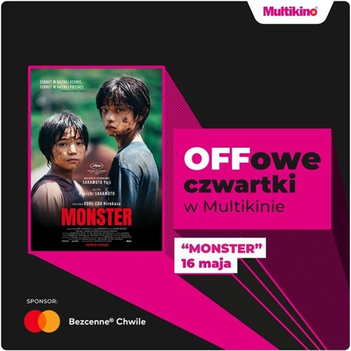 „Monster” podczas OFFowych czwartków w Multikinie.