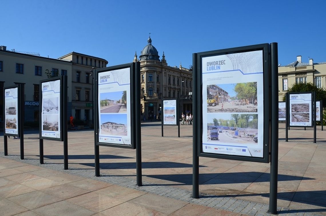 Na Placu Litewskim można obejrzeć wystawę o Dworcu Lublin