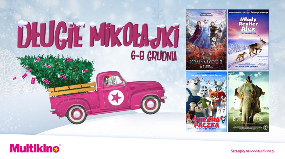 Od 6 do 8 grudnia Długie Mikołajki w Multikinie!