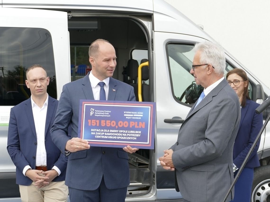 Opole Lubelskie będzie miało nowy autobus dla osób niepełnosprawnych