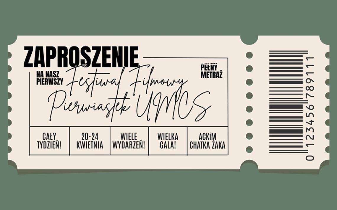 Pierwiastek kina w Lublinie. Rusza Ogólnopolski Festiwal Filmowy „Pierwiastek UMCS”