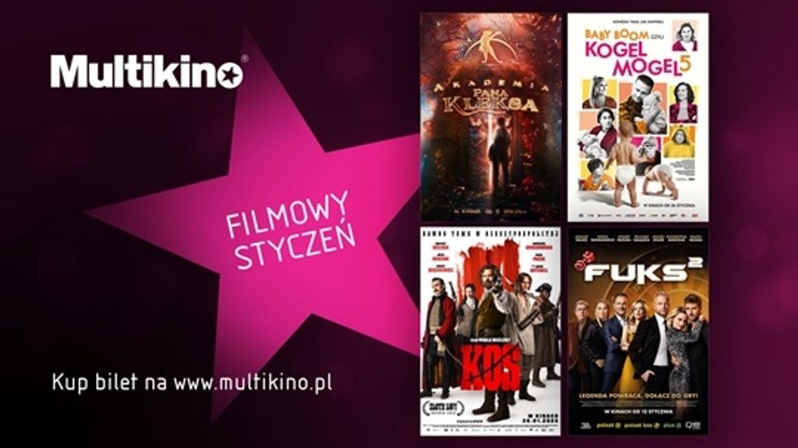 Polskie filmy opanują Multikino już w styczniu! Będzie się działo.