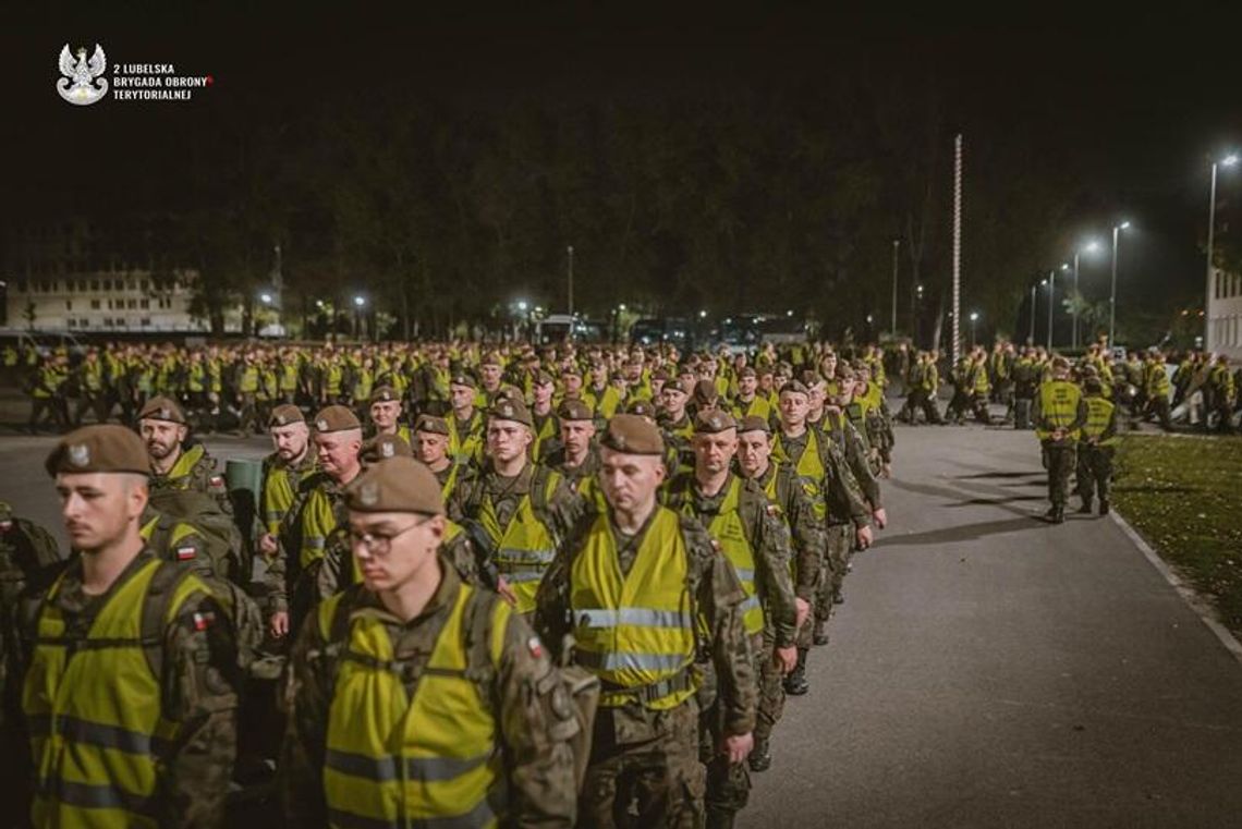 Ponad 600 lubelskich terytorialsów wyruszyło na Dolny Śląsk