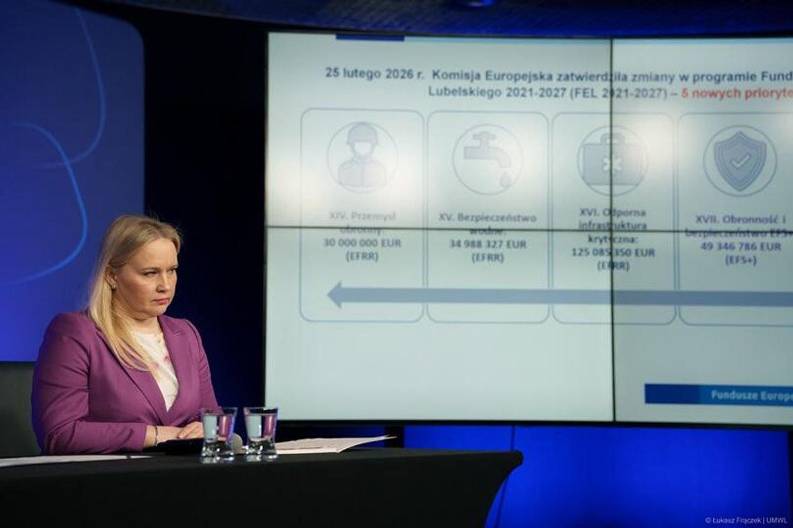 Ponad miliard złotych na bezpieczeństwo regionu. Nowe środki z Funduszy Europejskich dla Lubelskiego