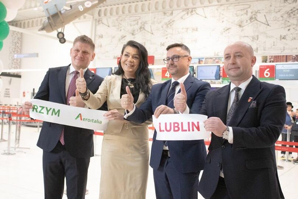 Port Lotniczy Lublin uruchomił loty do Rzymu