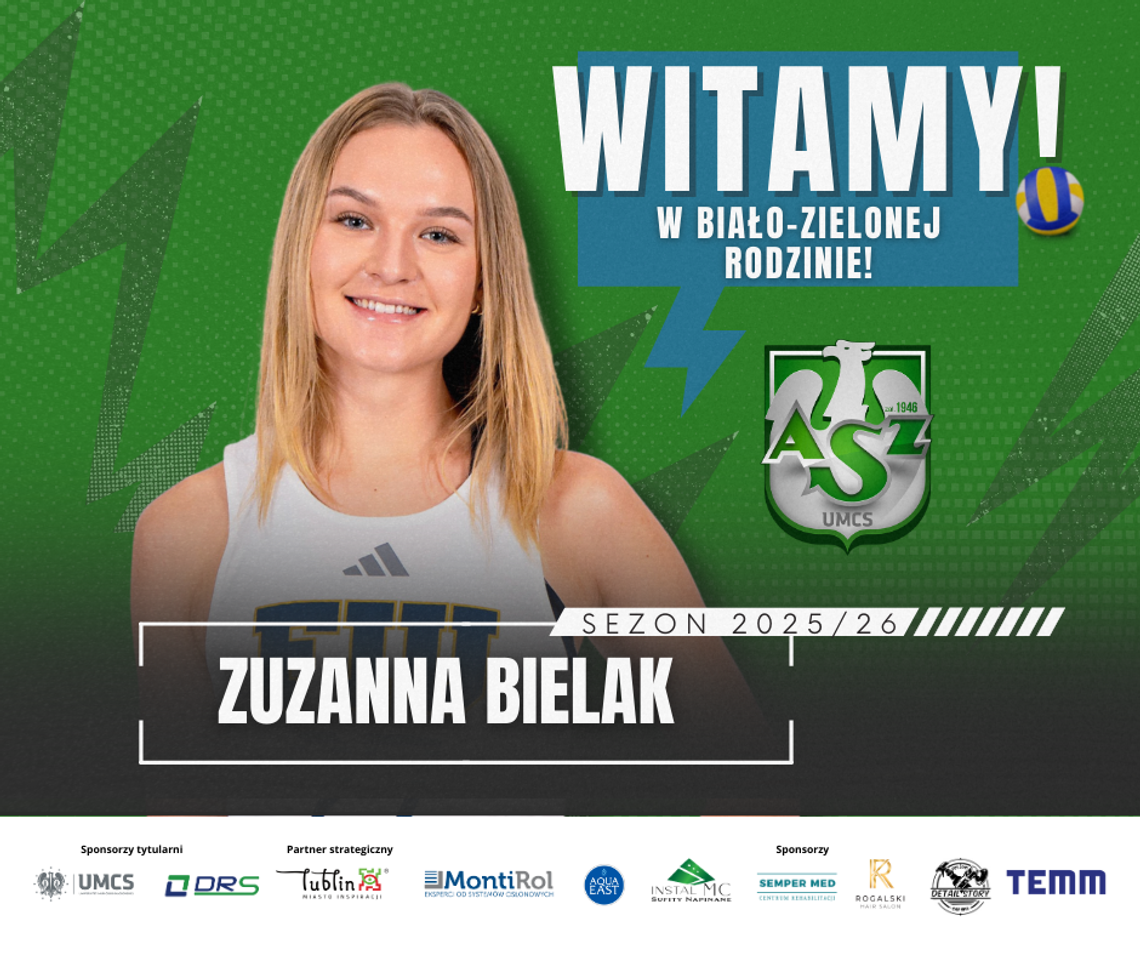 Powrót po latach! Zuzanna Bielak wraca z USA i zasila DRS AZS UMCS Lublin