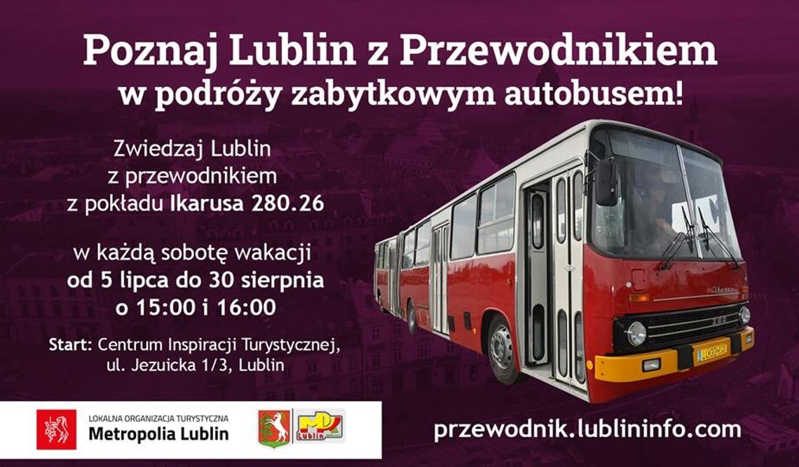 Poznaj Lublin z Przewodnikiem w podróży zabytkowym autobusem!