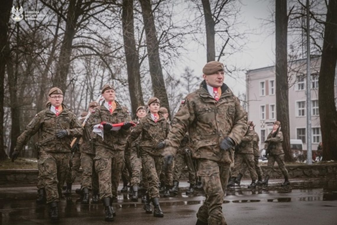 Przysięga na zakończenie Ferii z WOT.