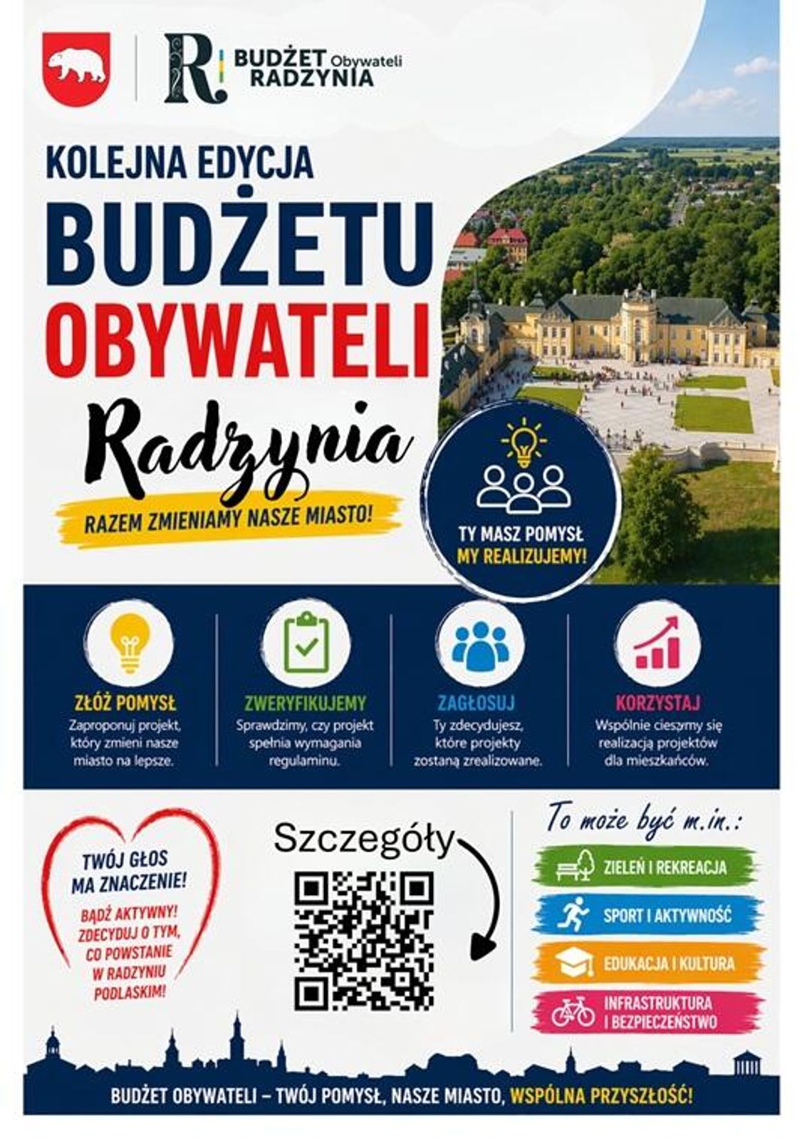 Rusza Budżet Obywatelski 2026 w Radzyniu Podlaskim. Mieszkańcy mogą zgłaszać projekty