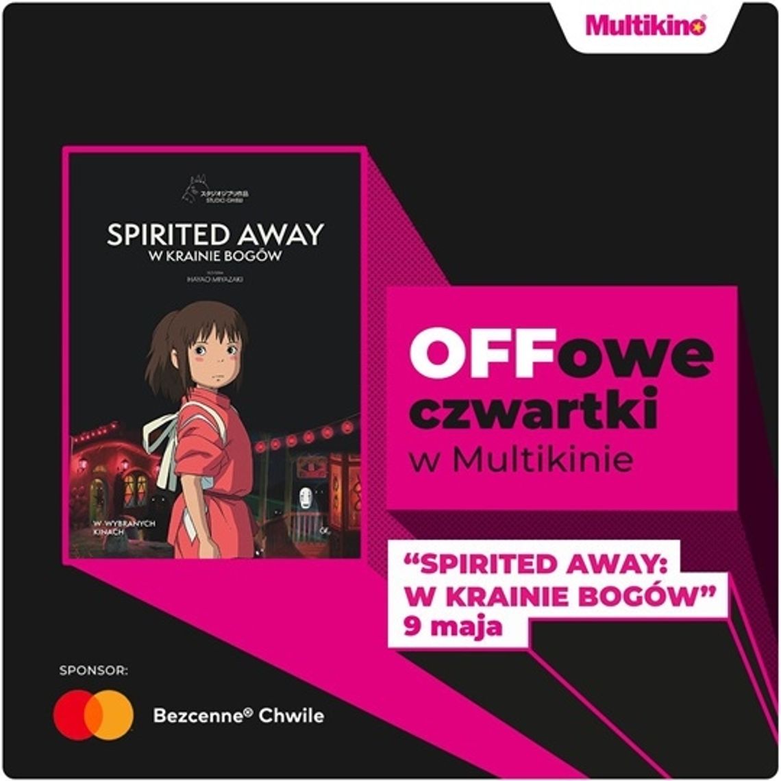 „Spirited Away: W krainie bogów” w Multikinie.