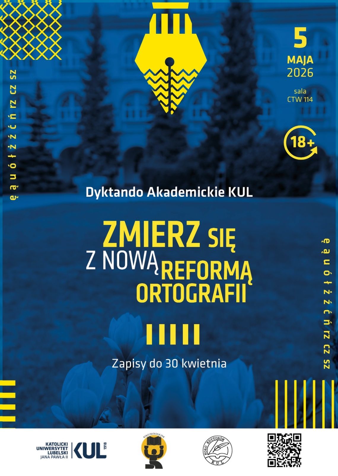 Sprawdź swoją ortografię. Dyktando Akademickie KUL wraca po przerwie