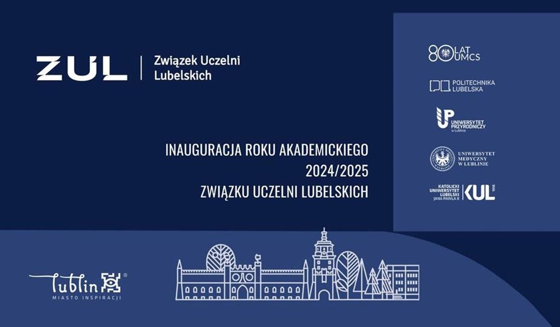 Środowiskowa Inauguracja Roku Akademickiego 2024/2025 Związku Uczelni Lubelskich - 1 października