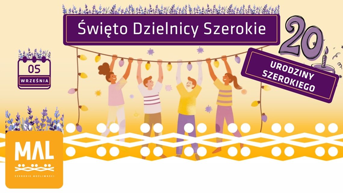 Szerokie świętuje 20-lecie. Będzie wspólny stół, koncerty i potańcówka Szerokie świętuje 20-lecie. Będzie wspólny stół, koncerty i potańcówka
