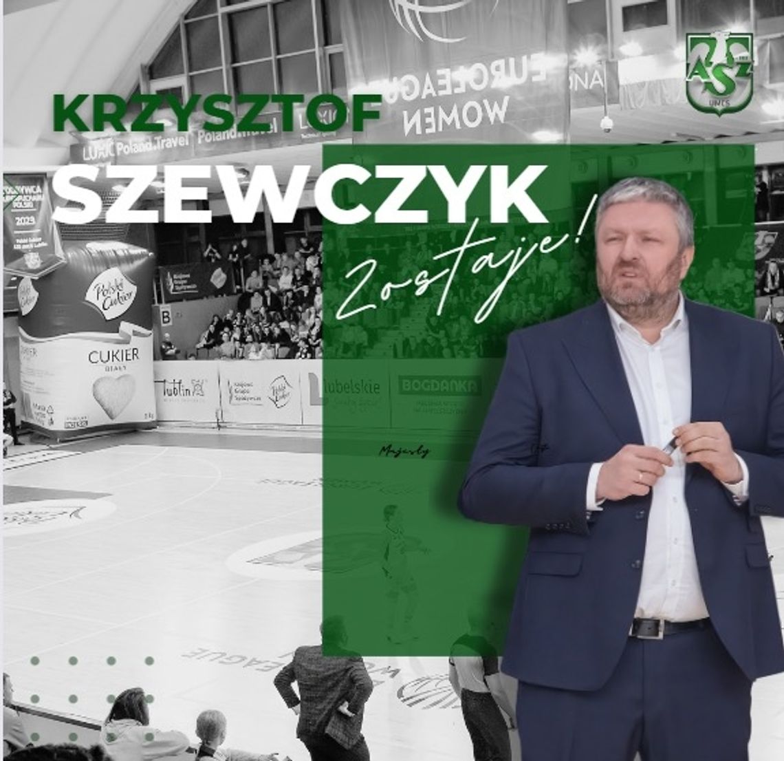 Trener Krzysztof Szewczyk zostaje na kolejny sezon.