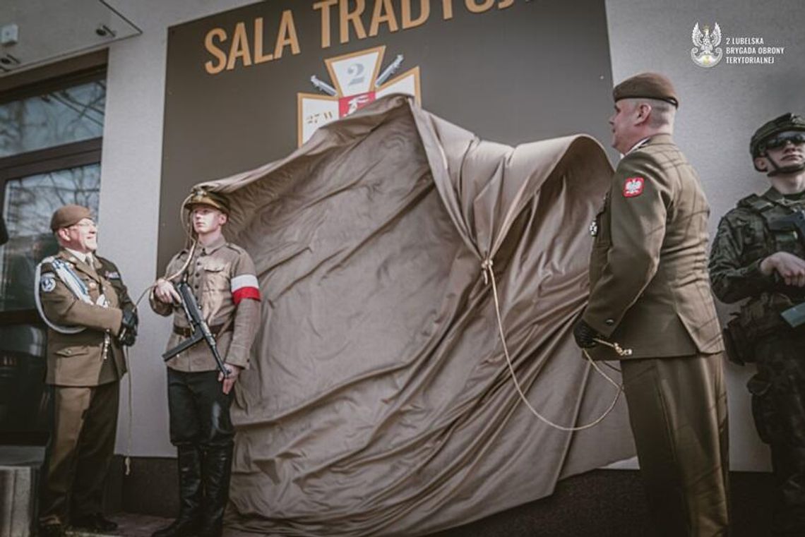 Uroczyste otwarcie Sali Tradycji 2 Lubelskiej Brygady Obrony Terytorialnej