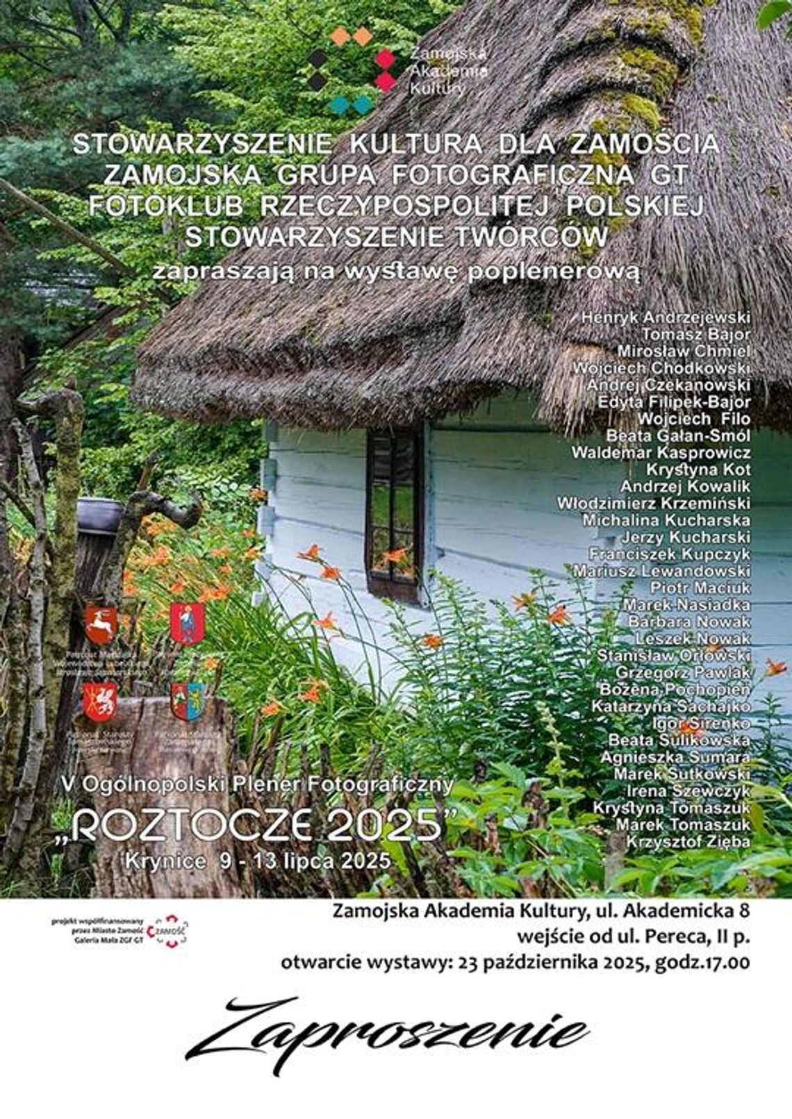 V Ogólnopolski Plener Fotograficzny „Roztocze-2025” – wystawa w Zamościu
