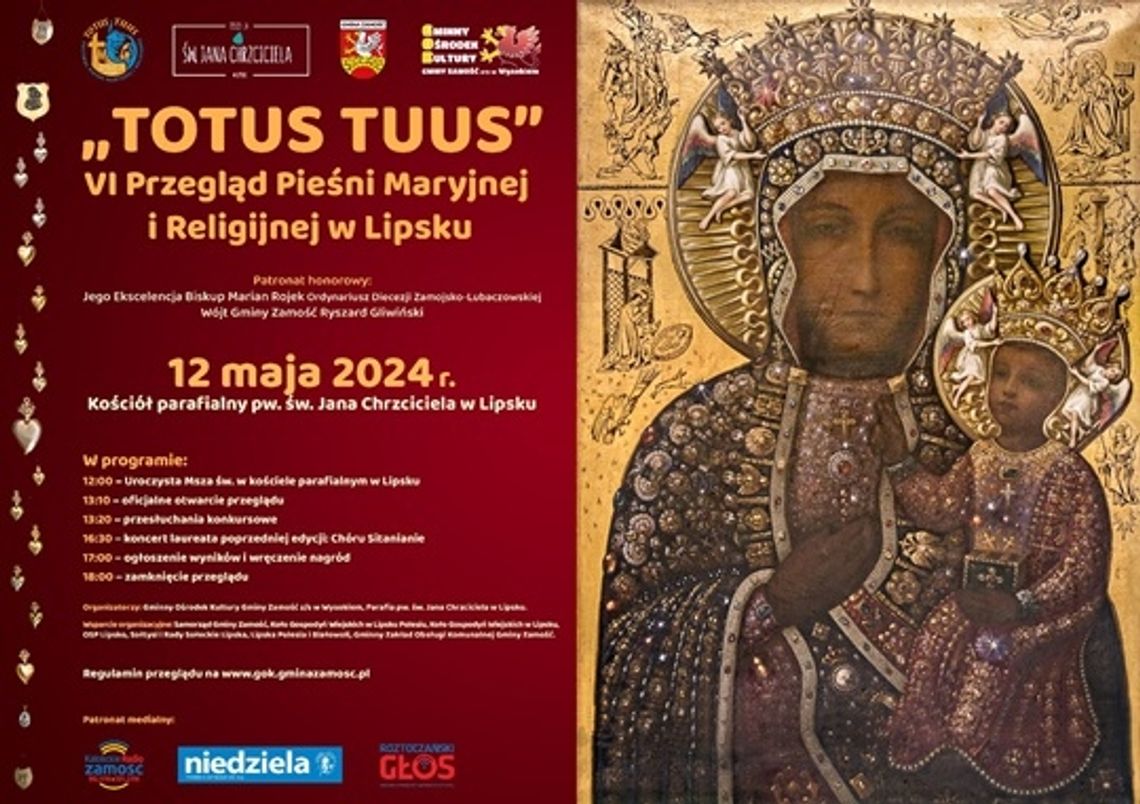 VI Przegląd TOTUS TUUS Pieśni Maryjnej i Religijnej.