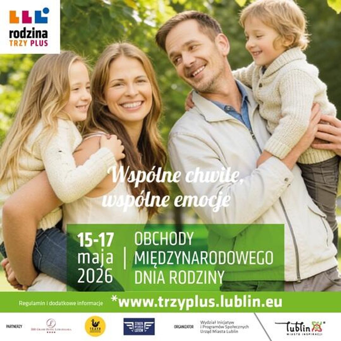 Warsztaty, teatr i rodzinne atrakcje. Lublin zaprasza na obchody Dnia Rodziny