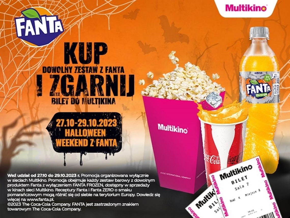 Weekend Halloween z Fantą w Multikinie. Czekają darmowe bilety