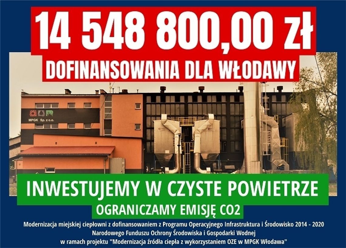 Włodawa inwestuje w czyste powietrze