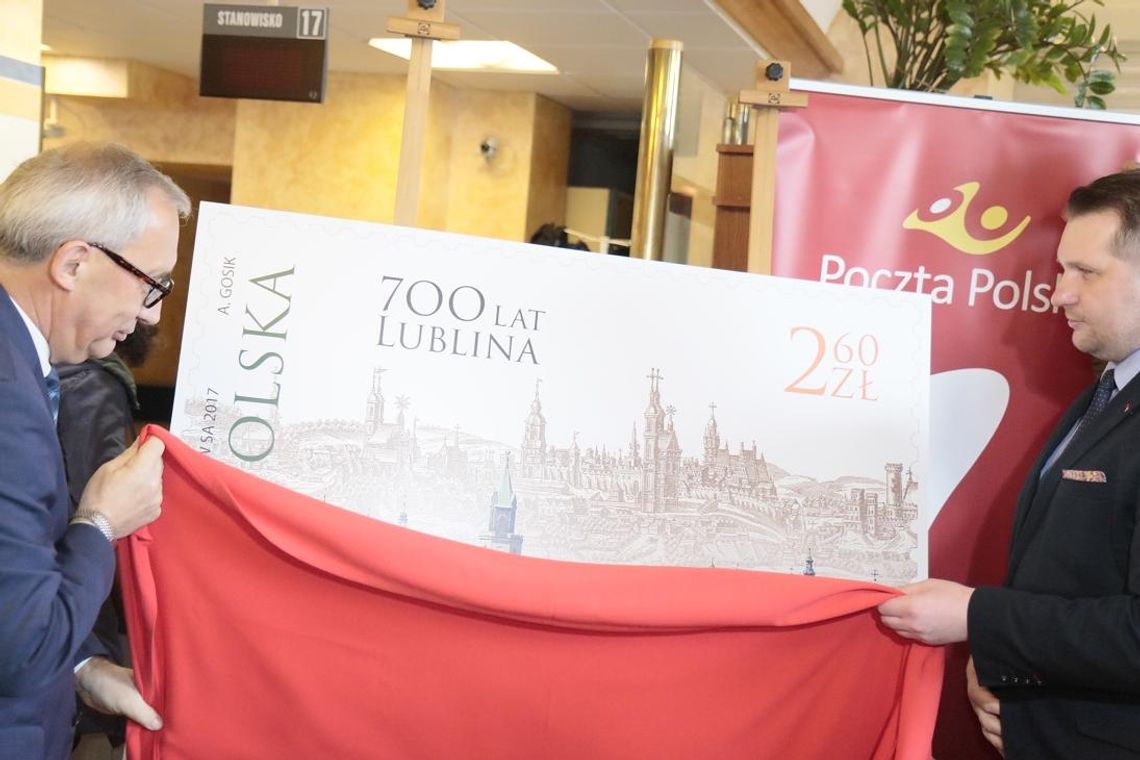Znaczek i kartka na 700-lecie Lublina